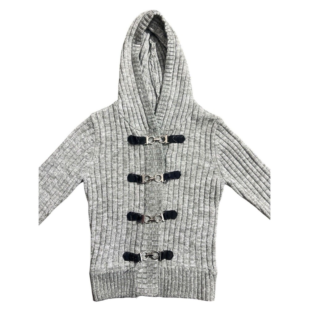 Misch Masch Knitted Cardigan Sweater Metal Closure Grunge Sz M